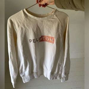 Off white peloton crew neck